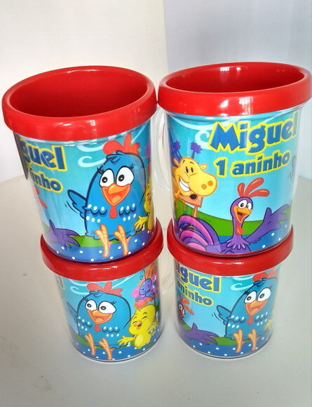 Caneca Personalizada Galinha Pintadinha