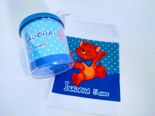 Caneca Personalizada Gata Marie com Embalagem