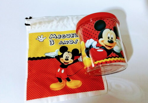 Caneca Personalizada Mickey com Embalagem