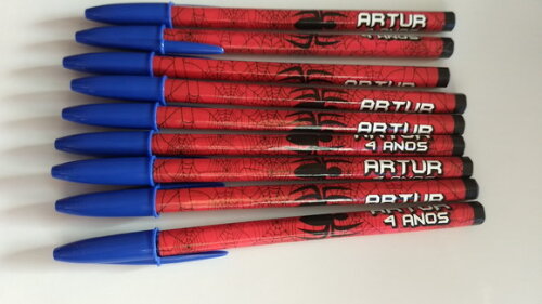 Caneta Personalizada Homen Aranha