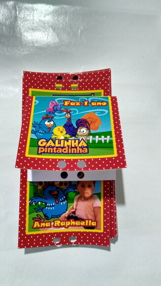 Capa para Pirulito Galinha Pintadinha