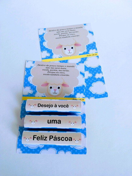 Cartão Para Páscoa Personalizado