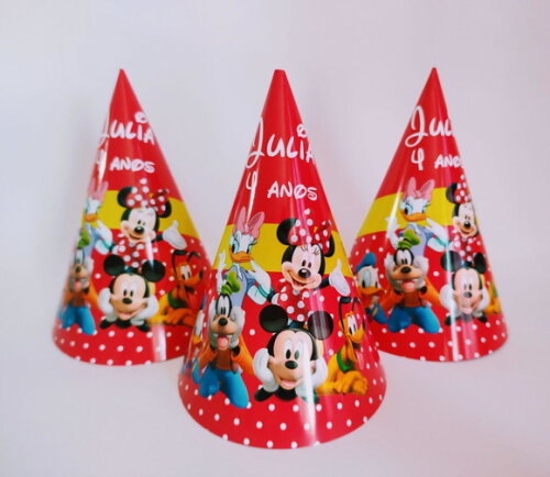 Chapeuzinho Personalizado Minnie