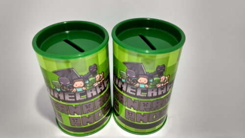 Cofrinho Minecraft Personalizado