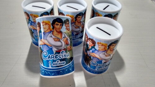 Cofrinho Personalizado as Princesas