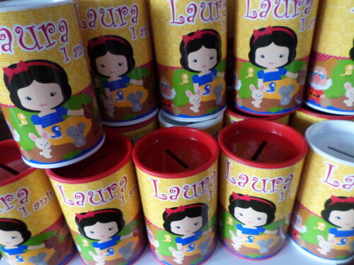 Cofrinho Personalizado Branca de Neve