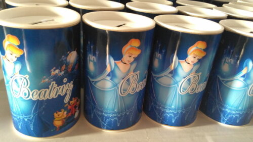 Cofrinho Personalizado Cinderela