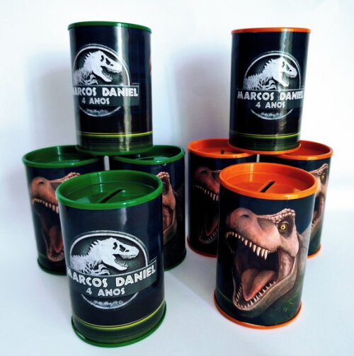 Cofrinho Personalizado Jurassic Park