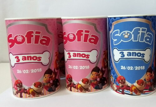 Cofrinho Personalizado Patrulha Canina