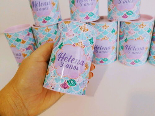 Cofrinho Personalizado Sereia