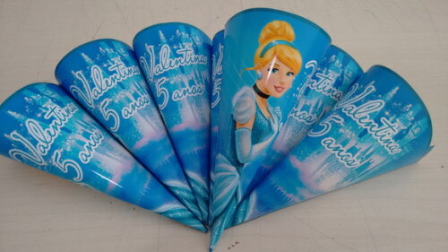 Cone Personalizado Cinderela