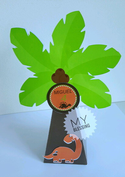Cone Piramide Personalizado Dinossauro