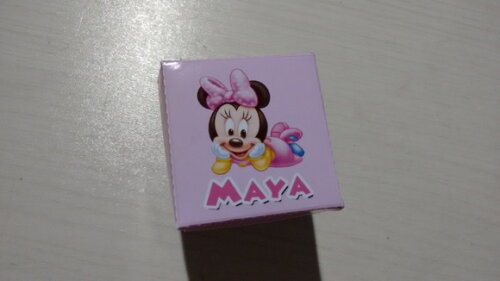 Convite Caixinha Minnie Baby