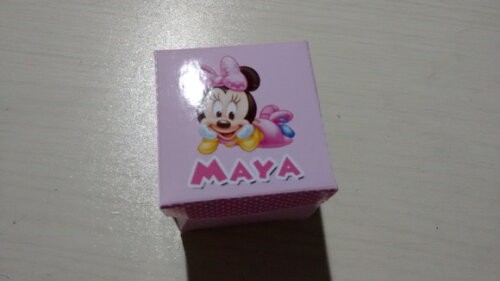 Convite Caixinha Minnie Baby