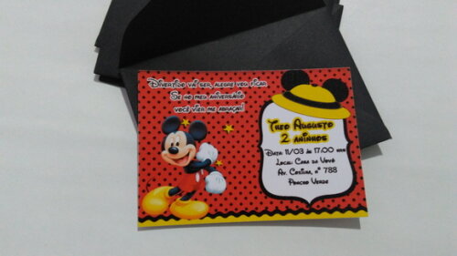 Convite mickey