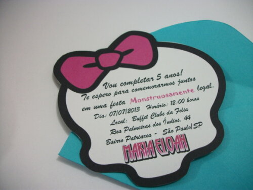 Convite monster high