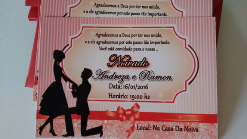 Convite noivado
