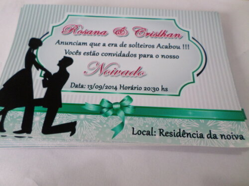 Convite noivado