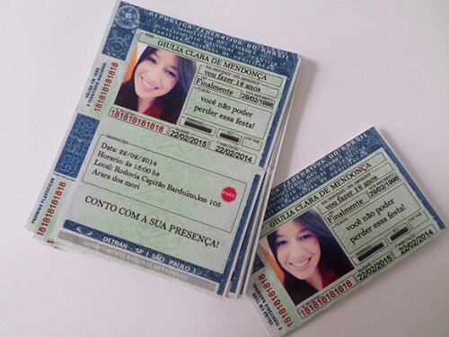 Convite Personalizado para 18 Anos