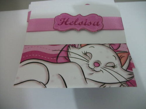 Convites personalizados gata marie