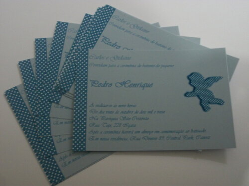 Convites Personalizados para batizado