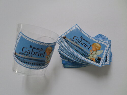 Copinho de Brigadeiro Personalizado Batizado