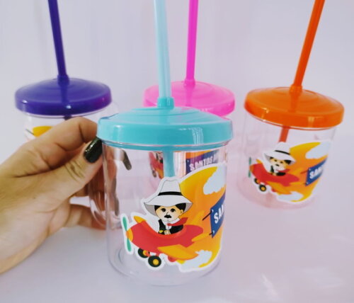 Copo Canudo Personalizado