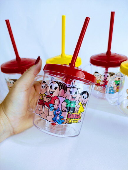 Copo Canudo Personalizado
