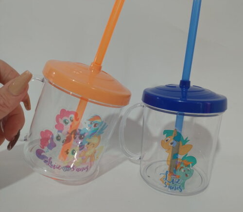 Copo Canudo Personalizado My Little Pony
