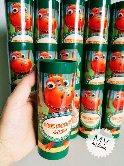 Copo Long Drink Personalizado Dinotren