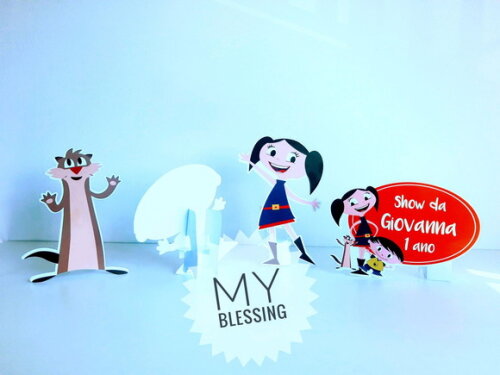 Display de Mesa Personalizado O Show da Luna