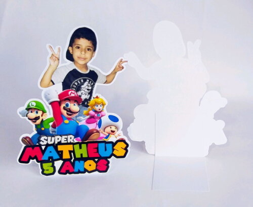 Display de Mesa Personalizado Super Mario