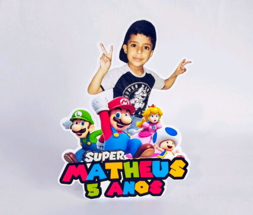 Display de Mesa Personalizado Super Mario
