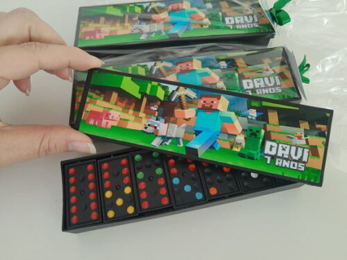 Dominó Personalizado Minecraft