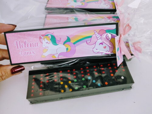 Dominó Personalizado Unicornio