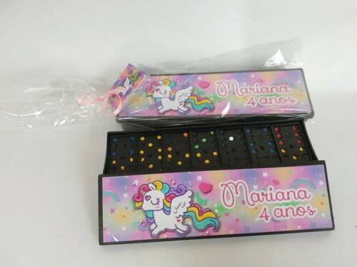 Dominó Personalizado Unicornio