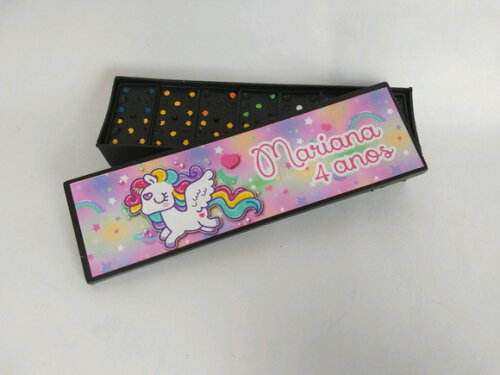 Dominó Personalizado Unicornio