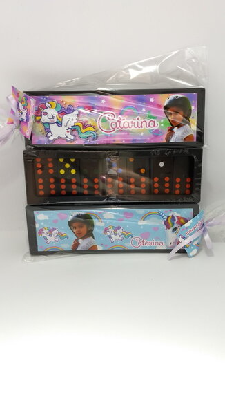 Dominó Personalizado Unicornio