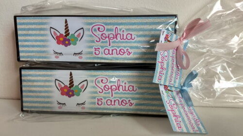 Dominó Personalizado Unicornio