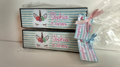 Dominó Personalizado Unicornio