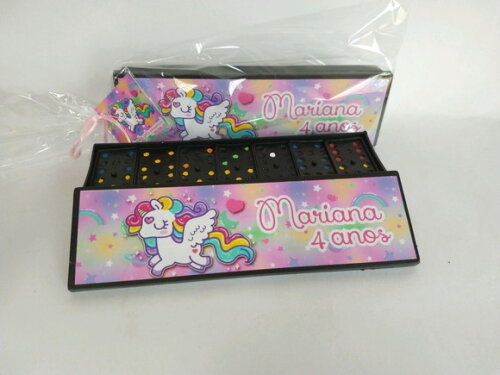 Dominó Personalizado Unicornio