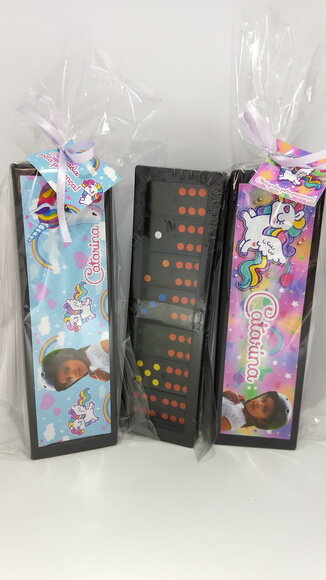 Dominó Personalizado Unicornio