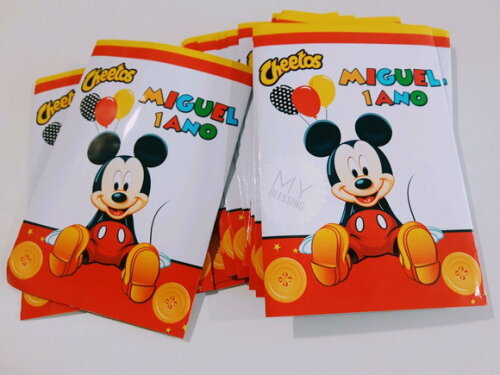 Embalagem para Salgadinho do Mickey