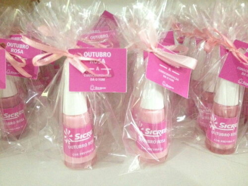 Esmalte Personalizado Outubro Rosa