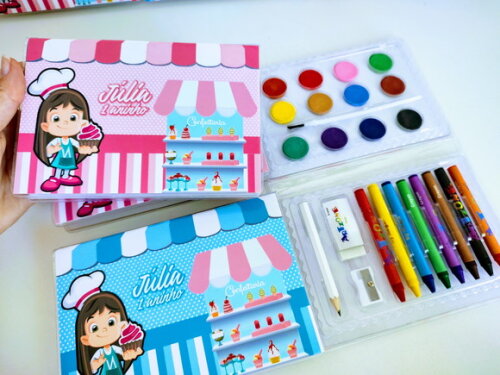 Estojo Aquarela Personalizado