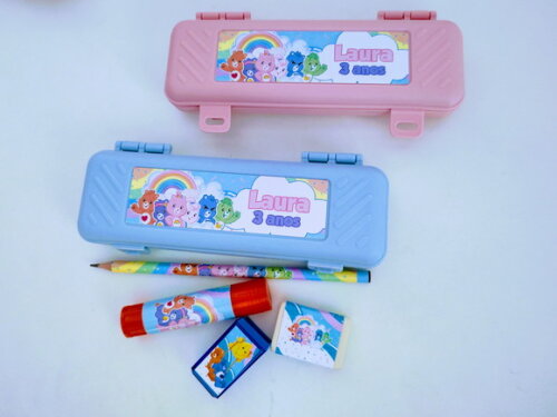 Estojo Escolar Personalizado Ursinhos Carinhosos