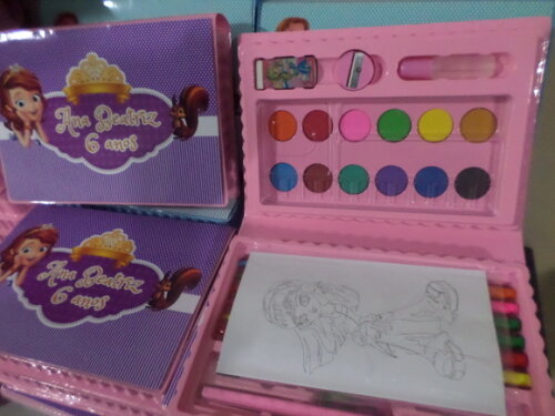 Estojo Personalizado Aquarela