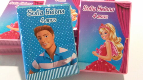 Estojo Personalizado Barbie Sapatilhas