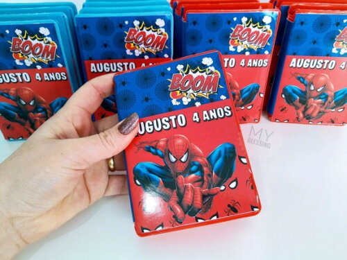 Estojo Personalizado Pintura Homen Aranha