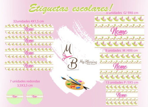 Etiqueta escolar
